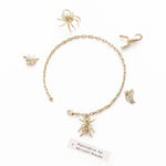 Diamonds 14K Gold Ant Charm Bracelet Bracelets My Store