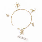 Diamonds 14K Gold Ant Charm Bracelet Bracelets My Store