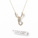Scorpion Pendant in 14k Gold and White Rhodium with Diamonds, Large Necklaces & Pendants My Store