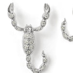 Diamonds 14k White Gold Small Scorpion Earrings Earrings My Store