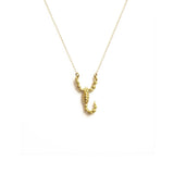 14k Gold Plated Large Scorpion Pendant Necklace Necklaces & Pendants J.Herwitt