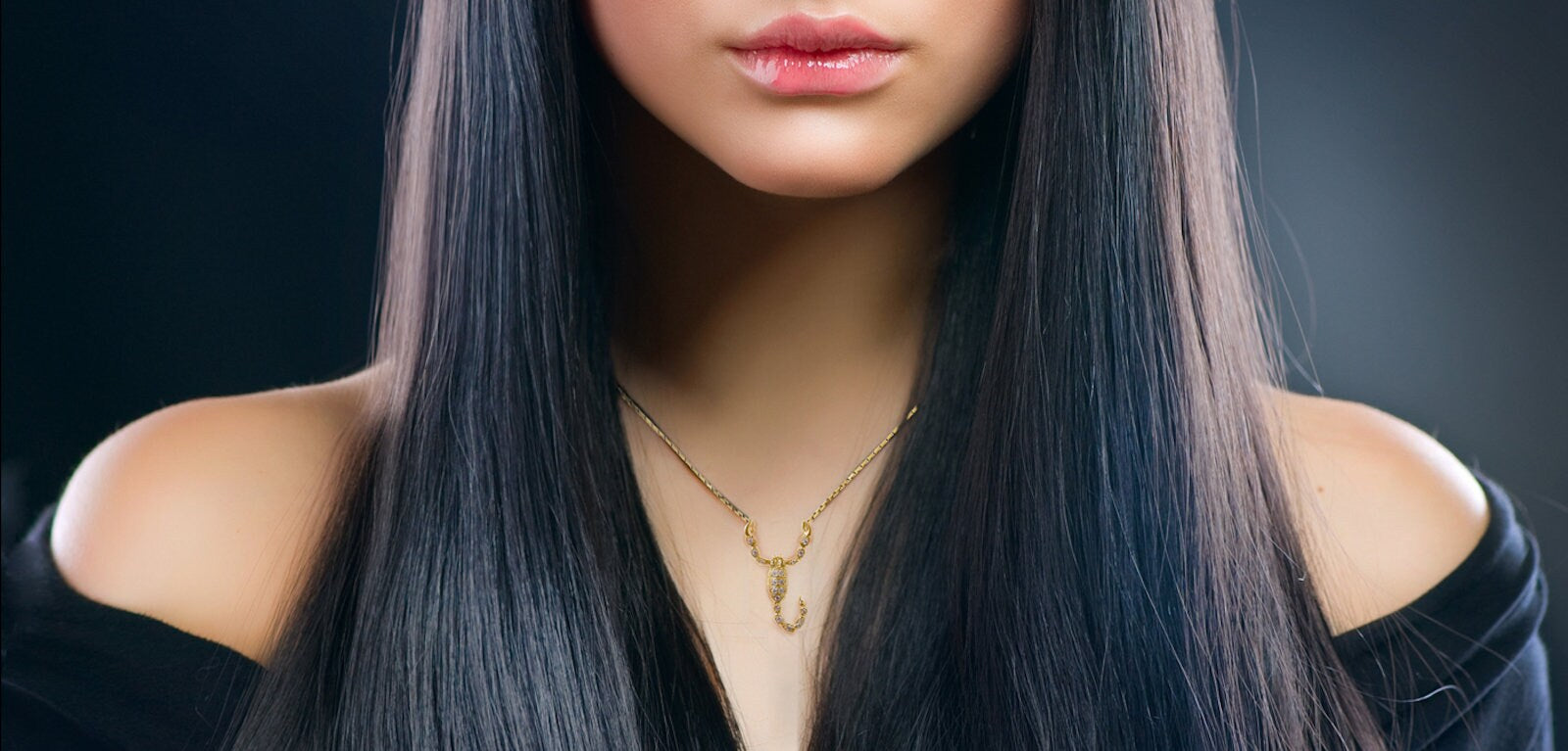 Scorpion Pendant in 14k Gold and White Rhodium with Diamonds, Large Necklaces & Pendants My Store