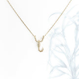 White Sapphires 14k Gold Plated Small Scorpion Pendant Necklace Necklaces & Pendants My Store