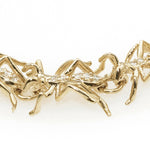Diamonds 14k Yellow Gold Ant Link Bracelet Bracelets My Store