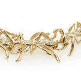 Diamonds 14k Yellow Gold Ant Link Bracelet Bracelets My Store