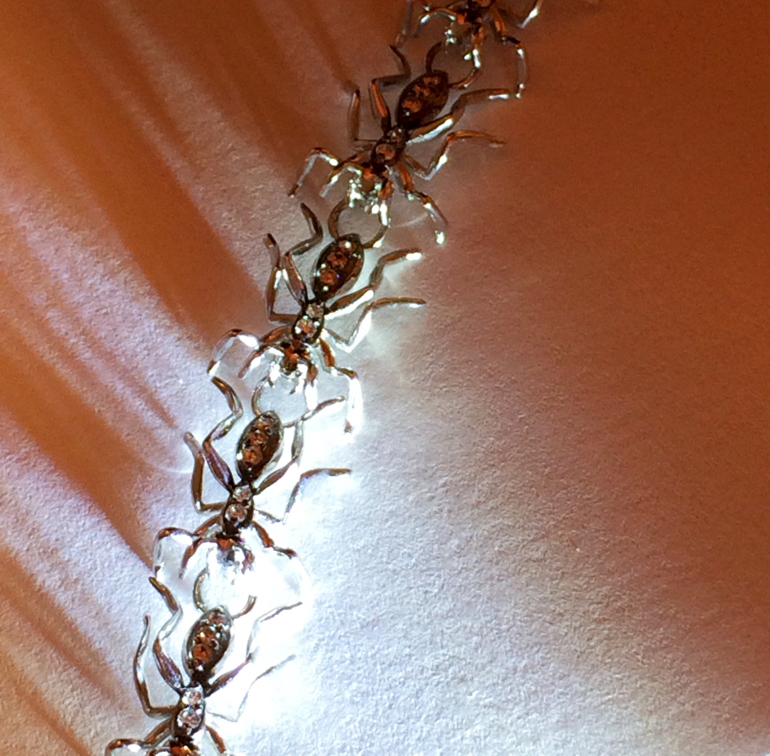 Diamonds 14k Yellow Gold Ant Link Bracelet Bracelets My Store