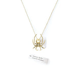 14k Solid Yellow Gold Large Spider Pendant Necklace Necklaces & Pendants My Store